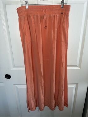 St. John Women’s Coral Elastic-Waist Maxi Skirt